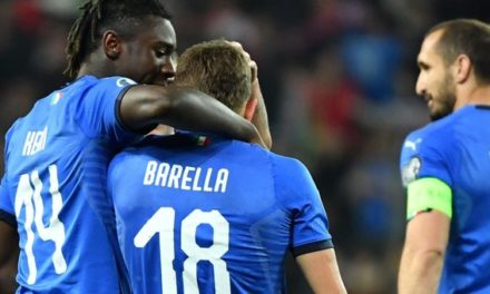 Rieti, i gol “azzurri” di Kean e Barella, altro spot per la “Scopigno Cup”. Formichetti: «Che emozione vederli segnare»