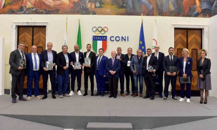 Cerimonia di consegna dei Premi MANLIO SCOPIGNO e FELICE PULICI – Malagò e Letta ricevono i premi speciali – A Zoff, Giordano e Peruzzi i premi alla Carriera