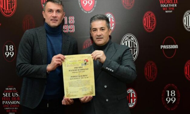 The Manlio Scopigno Award “Manager of the year” awarded to Paolo Maldini