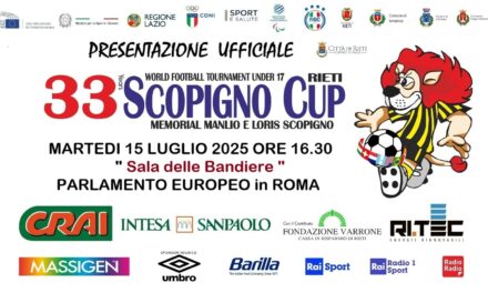 Comunicato stampa 1a giornata 33 Scopigno Cup 2025